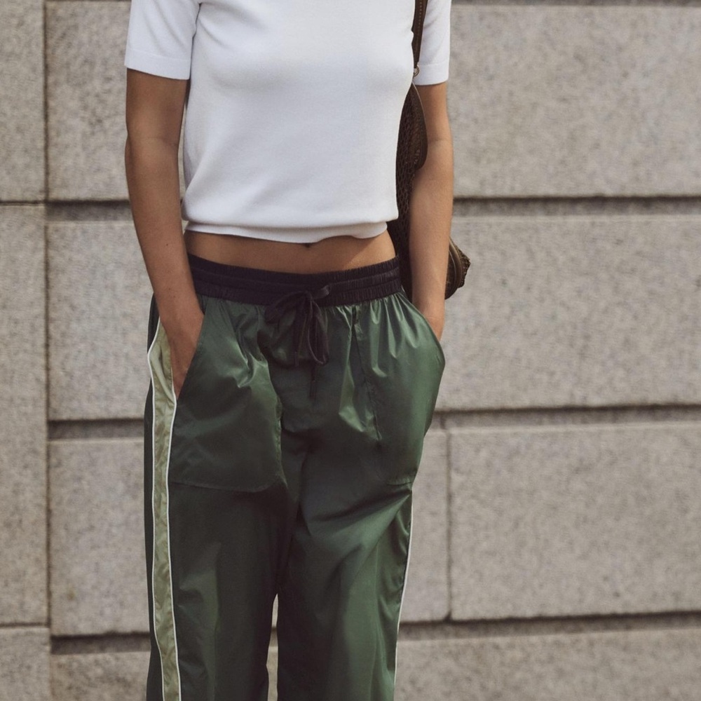 Stylish Green Women's Pants